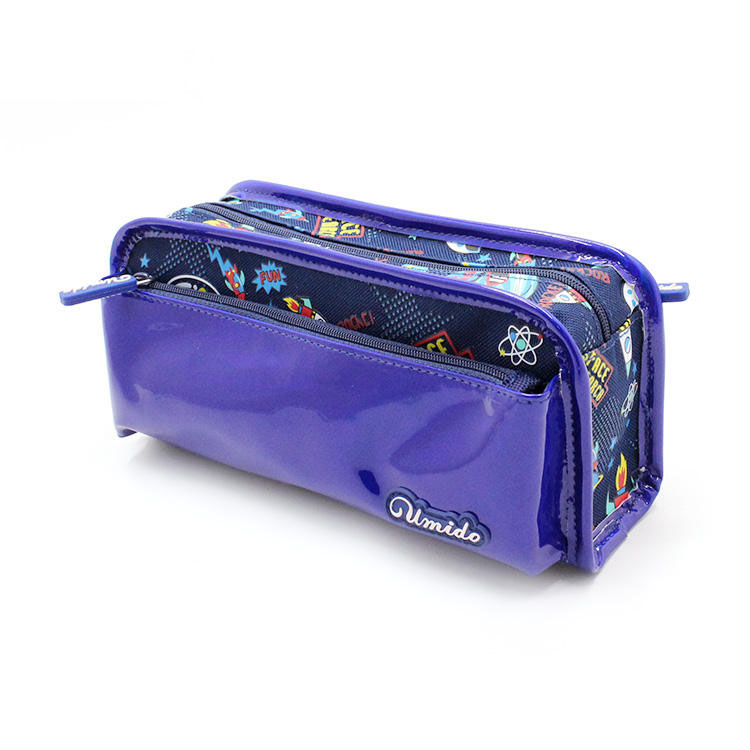 Bolsa de lapis con estampado de debuxos animados