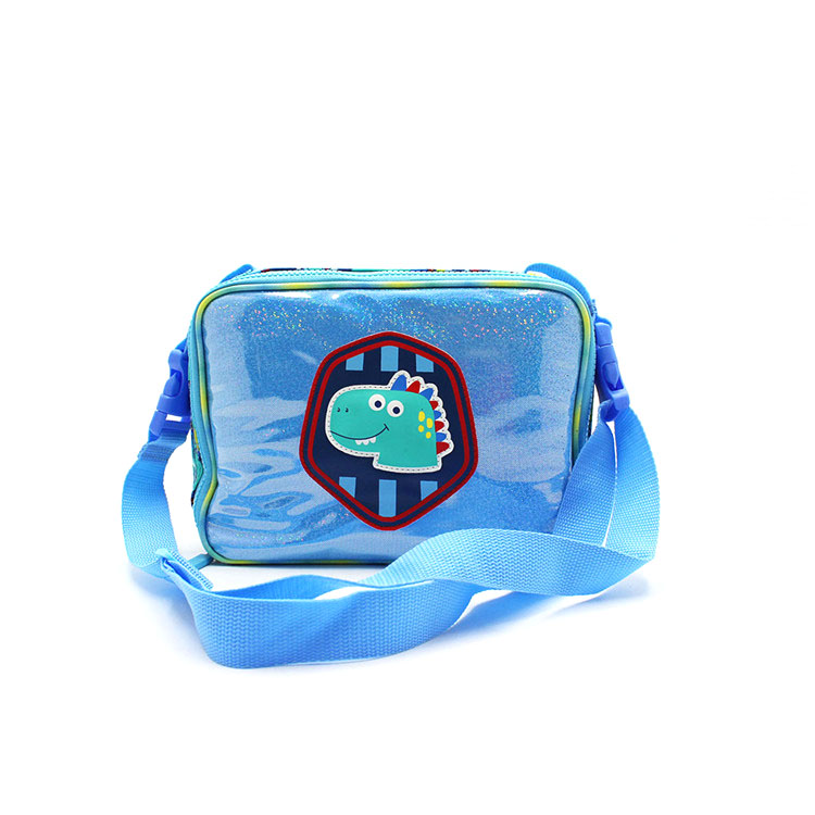 Bolsa de xantar infantil de PVC transparente