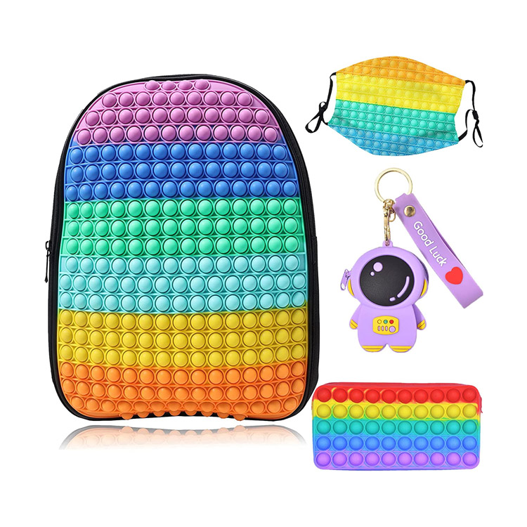 Mochila Fidget para a escola